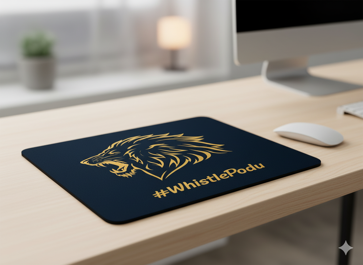Whistle Podu Edition: The Ultimate Smooth Ride Mouse Pad
