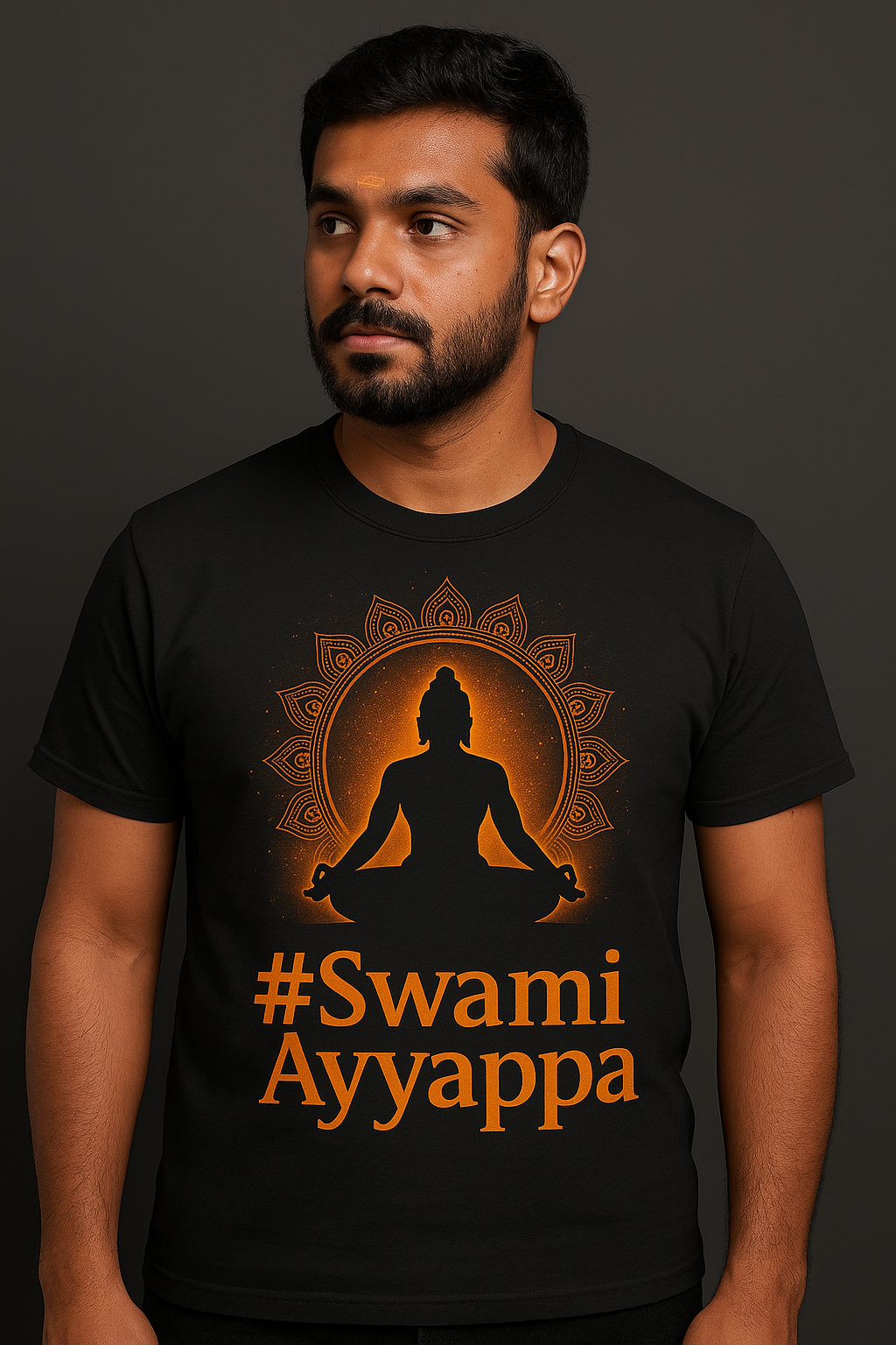 Swami Ayyappa | Round Neck Half Sleeve T Shirt