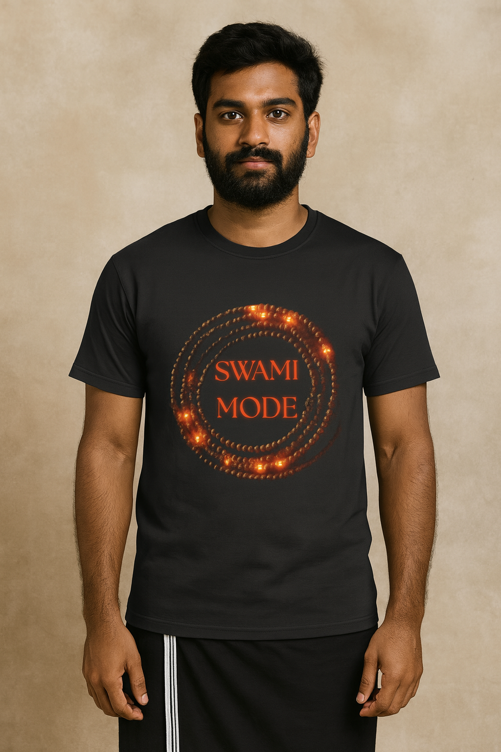 Swami Mode | Round Neck Half Sleeve T-Shirt