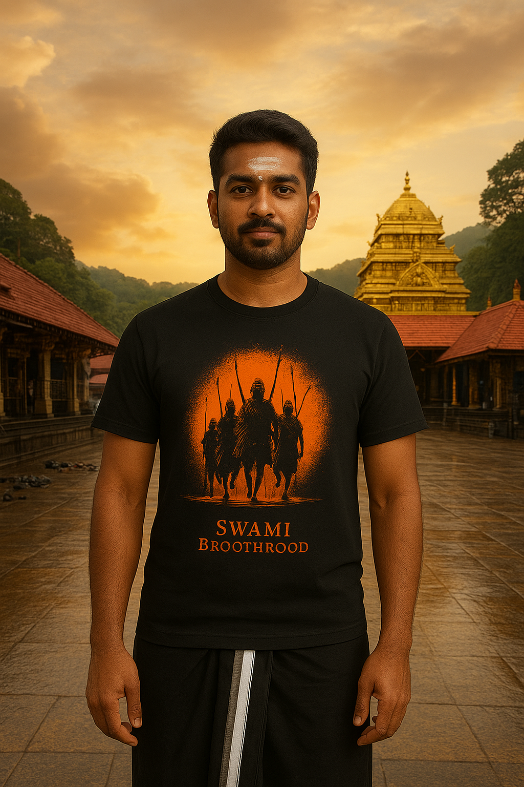Little Ayappa Devotee T Shirt | Sabarimala Edition