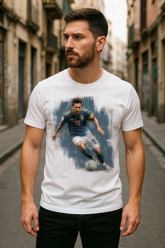 Messi Move Half Sleeve Round Neck T-Shirt