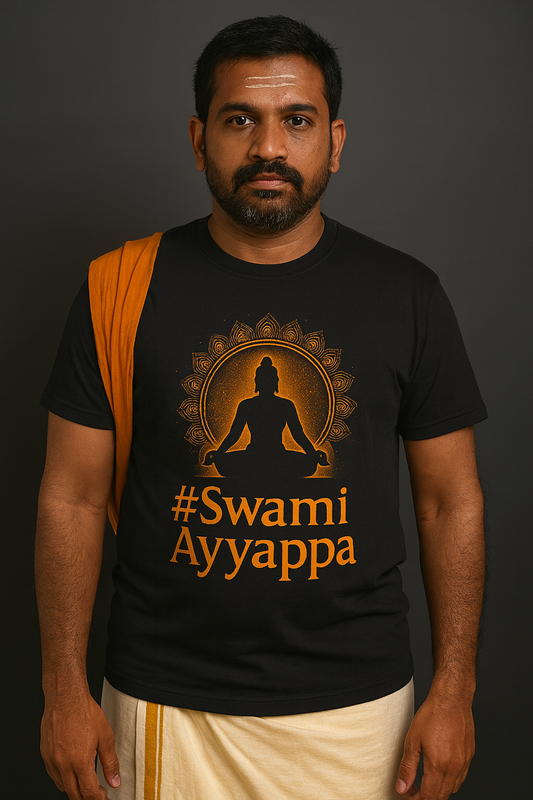 Swami Ayyappa | Round Neck Half Sleeve T Shirt