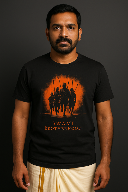 Swami Brotherhood | Round Neck Half Sleeve T-Shirt